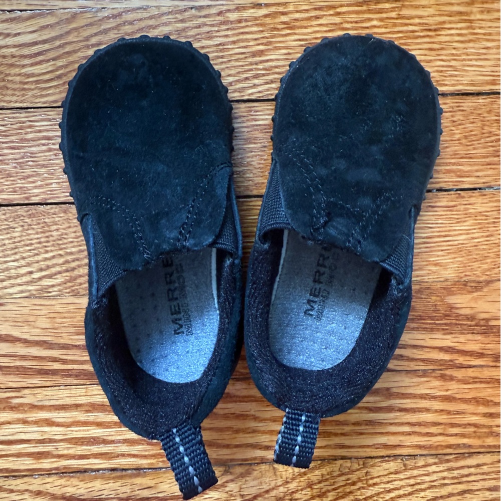 Merrell Kids Jungle Moc Black Shoes